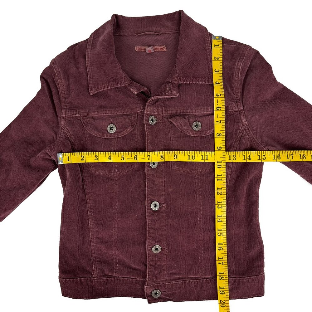 Y2K AG Adriano Goldschmied The Iris Corduroy Jacket Size Small - Picture 9 of 11